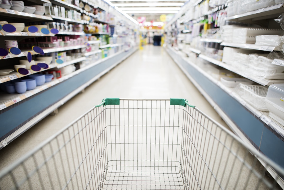 Cruising through the supermarket aisles, hoping to be able to purchase healthy foods